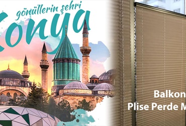 Cam balkon için plise perde